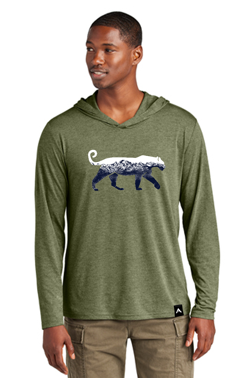 Leopard Hoodie - Green (Mens)